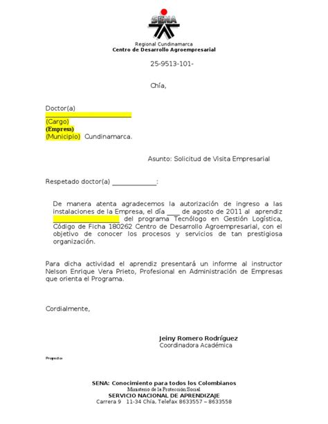 Formato Carta Visita Empresarial 180262