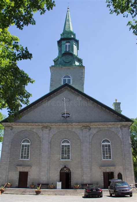 Holy Trinity Anglican Cathedral Quebec City Stock Photo Image Of