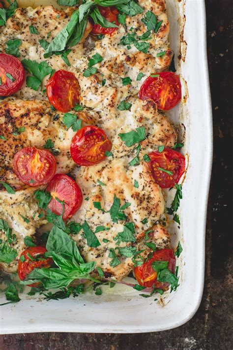 Juiciest Baked Chicken Breast Italian Style The Mediterranean Dish