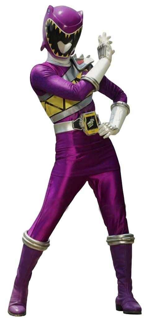 Dino Charge Purple Ranger Transparent By Camo Flauge Power Rangers