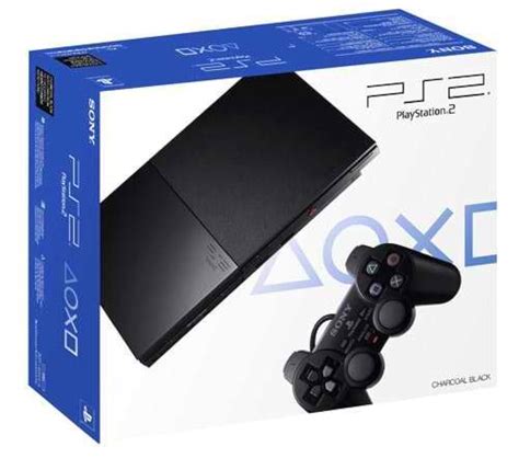 Sony Playstation 2 Slimline Charcoal Black Console