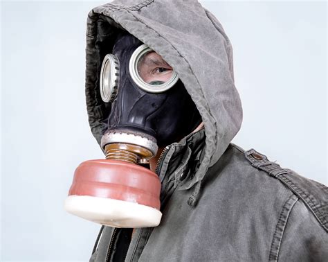 Free Photo Man In Gas Mask Air Infection Toxic Free Download