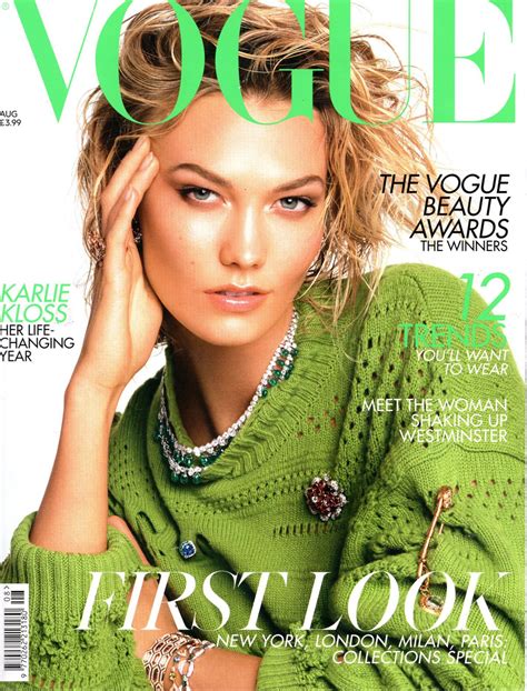 Karlie Kloss In Vogue Magazine Uk August 2019 Issue Hawtcelebs