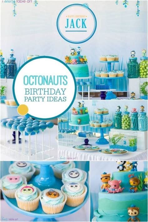 Tons of ideas for your 2 and 3 year old party games. A Boy's Octonauts Inspired 3rd Birthday Party | Spaceships ...