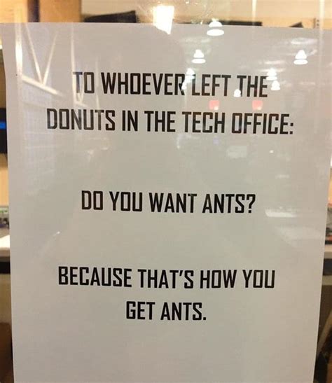 10 Passive Aggressive Notes Around The Office We Can All Relate To