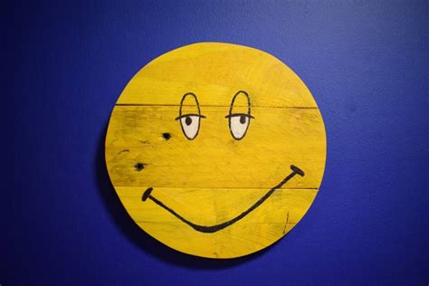 Stoner Smiley Face Dazed And Confused Sign Etsy