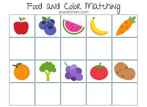 Matching Activity Set For Toddlers | Free Printables