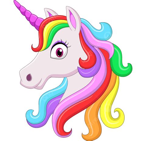 Cute Unicorn Rainbow Vector Hd Png Images Cute Rainbow Unicorn Head