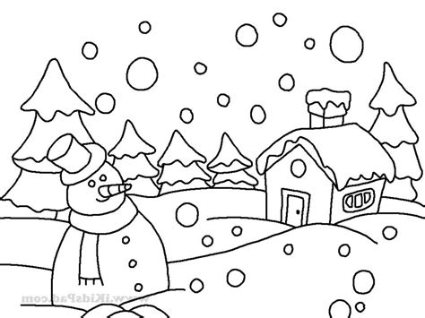 Winter Drawing For Kids At Explore Collection Of