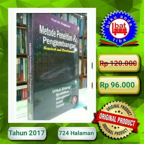 Jual BUKU METODE PENELITIAN Dan PENGEMBANGAN Research And Development