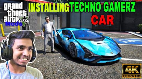 Gta 5 How To Install Techno Gamerz Lamborghini Sian Step By Step