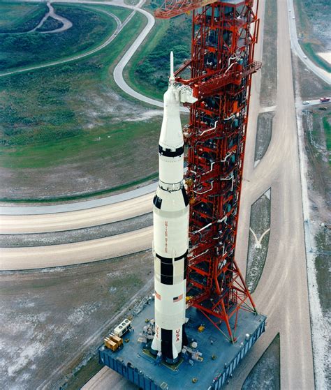 Mobile Launcher And Launch Umbilical Tower For Apollo Program Apollo
