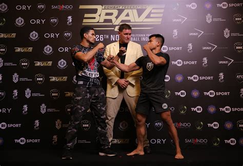 Brave Cf 66 Tense Staredowns Set The Tone For A Huge Fight Night In Bali Fightbook Mma