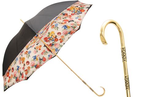 Woman Flowered Luxury Umbrellas Beautiful Umbrellas With Flowered
