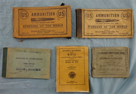 Usmc Army And Us Ammo Score Books