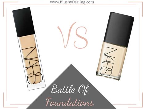 The concept of the young and glow foundation is to blend well with any kind of skin tone while giving your face a glowing effect. NARS Natural Radiant Longwear Foundation VS Sheer Glow ...