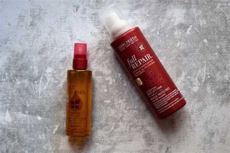 Makes it shiny and beautiful because it's nothing but was. John Frieda - John Frieda® Full Repair® Repairing Oil ...