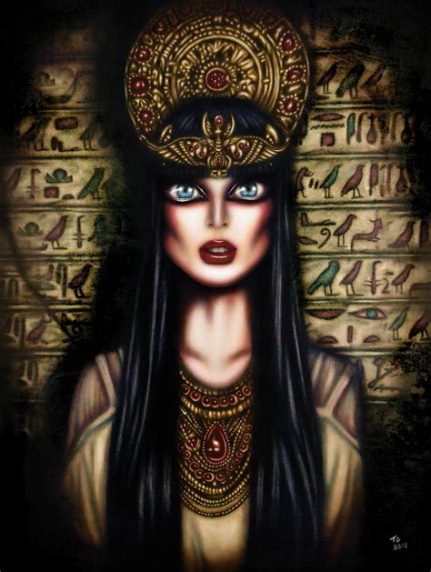 Cleopatra Painting By Tiago Azevedo Lowbrow Art Oil Painting By Tiago