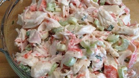 Crab Salad Imitation Crab Meat Recipes Crab Salad With Imitation Crab