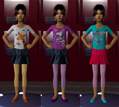 Birdgurls Sims 2 Creations Child Female Dress Collection 16