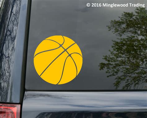 Basketball Vinyl Sticker Youth Hoops Sports Die Cut Decal