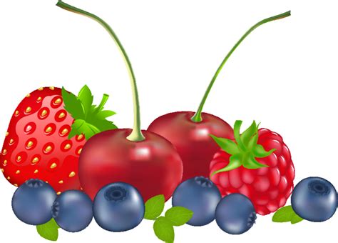 Fruits On A Coloured Background Fruit Wall Sticker Tenstickers