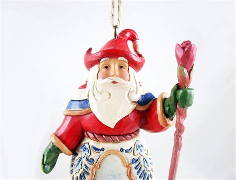 Dutch Santa Hanging Resin Christmas Ornament Santas Around The