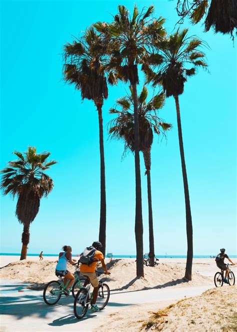 Bikers In Venice Beach Poster By Haroulita Kav Displate