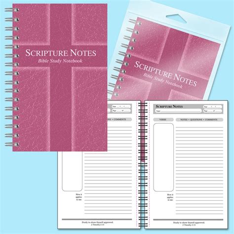 Scripture Notes Bible Study Notebook Bible Baptist Bookstore
