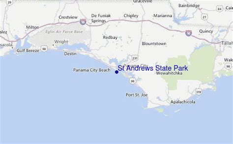 St Andrews State Park Campground Map