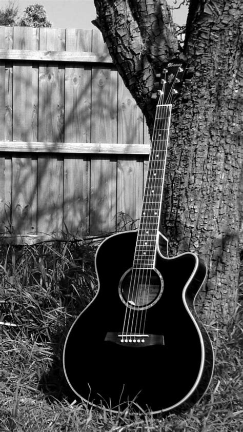 My Black Acoustic Guitar Wallpaper For 1080x1920