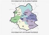 Municipalities of the Brussels-Capital Region - Full size