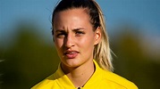 21-åriga Nathalie Björn slåss om en plats i fotbolls-VM