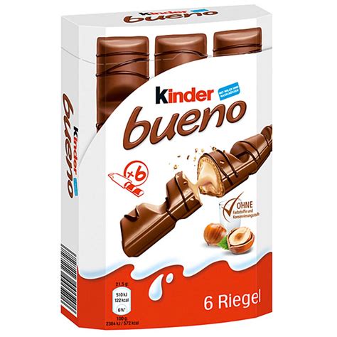 Kinder Bueno 6er Online Kaufen Im World Of Sweets Shop