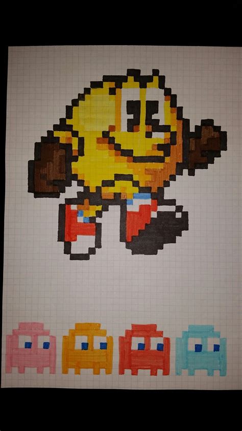 Pacman Pixel Art 31 Idées Et Designs Pour Vous Inspirer En Images