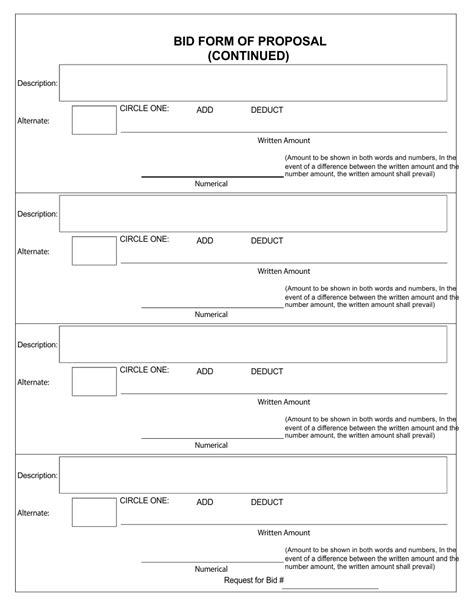 10 Best Free Printable Bid Proposal Templates Pdf For Free At Printablee