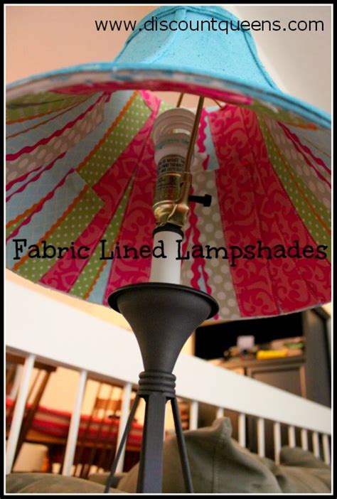 Fabric Covered Lamp Shades Fabulessly Frugal