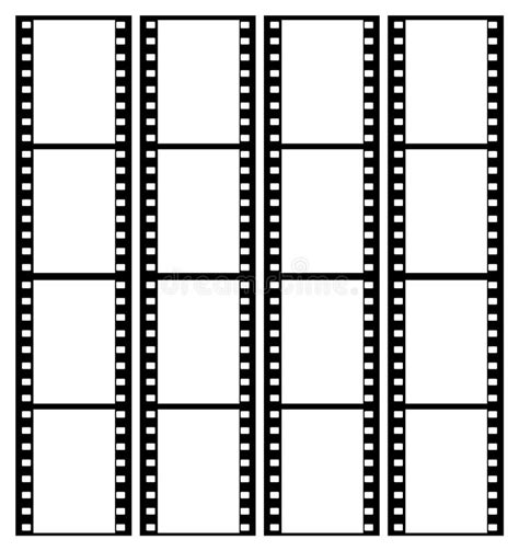 35mm Film Strip Frames Frame Stock Vector Illustration 2432695