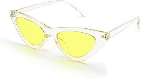 livhò retro vintage narrow cat eye sunglasses for women clout goggles plastic frame