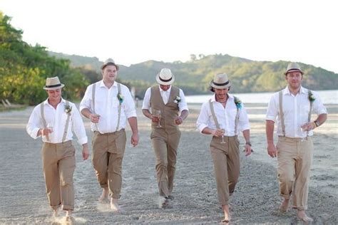 What do men wear to a beach wedding? 30 Beach Wedding Groom Attire Ideas - Hi Miss Puff