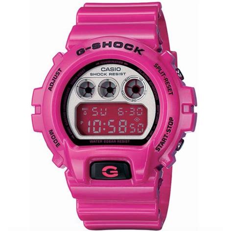 G Shock Dw6900 Pink Cs4 Autolight Jam G Shock Dw6900 G Shock Pink Jam Tangan G Shock 6900 G