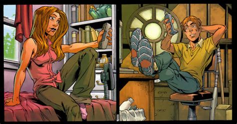Spiderman Peter Parker With Kitty Pryde Phone By Diazh2xtremppkp On