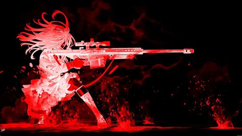 Anime Hd Red Wallpapers Wallpaper Cave