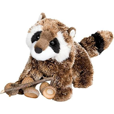 Cuddle Toys 4034 20 Cm Long Patch Raccoon Plush Toy