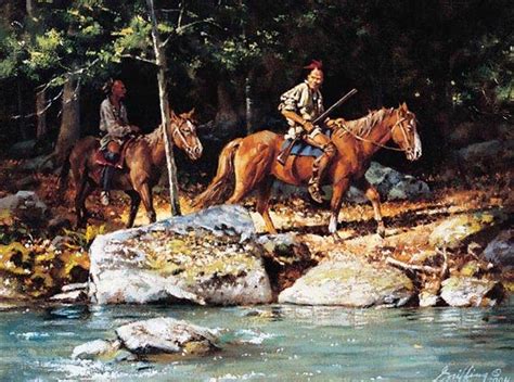Artwork By Robert Griffing Taking The River Trail Made Of Oil On