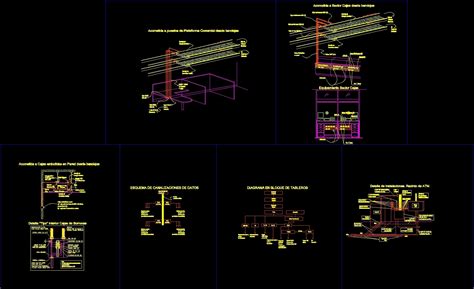 Electrical Installation Proposal For A Bank Dwg Detail For Autocad
