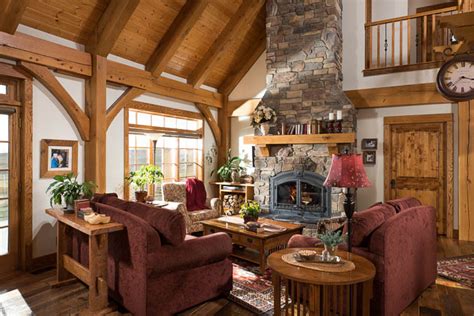 Traditional Design In A Canadian Timber Home