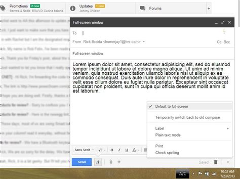 How To Get A Full Screen Gmail Compose Window Every Time Pcworld