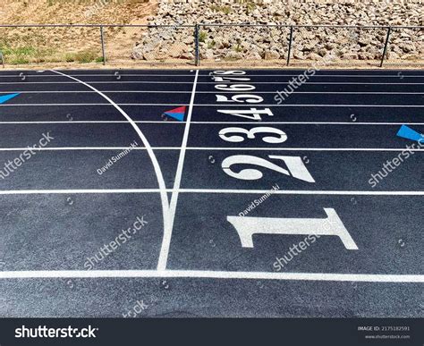 Track Field Running Lanes Stock Photo 2175182591 Shutterstock