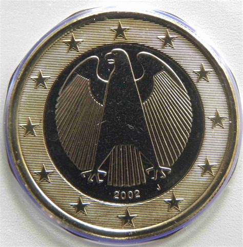 Germany 1 Euro Coin 2002 J  eurocoins.tv  The Online Eurocoins Catalogue